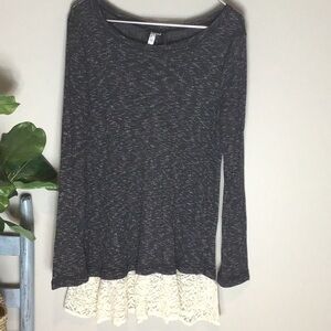 Andree > Gray Long Sleeve Top Medium